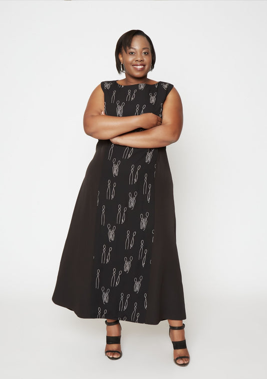 BOAT NECK DRESS
